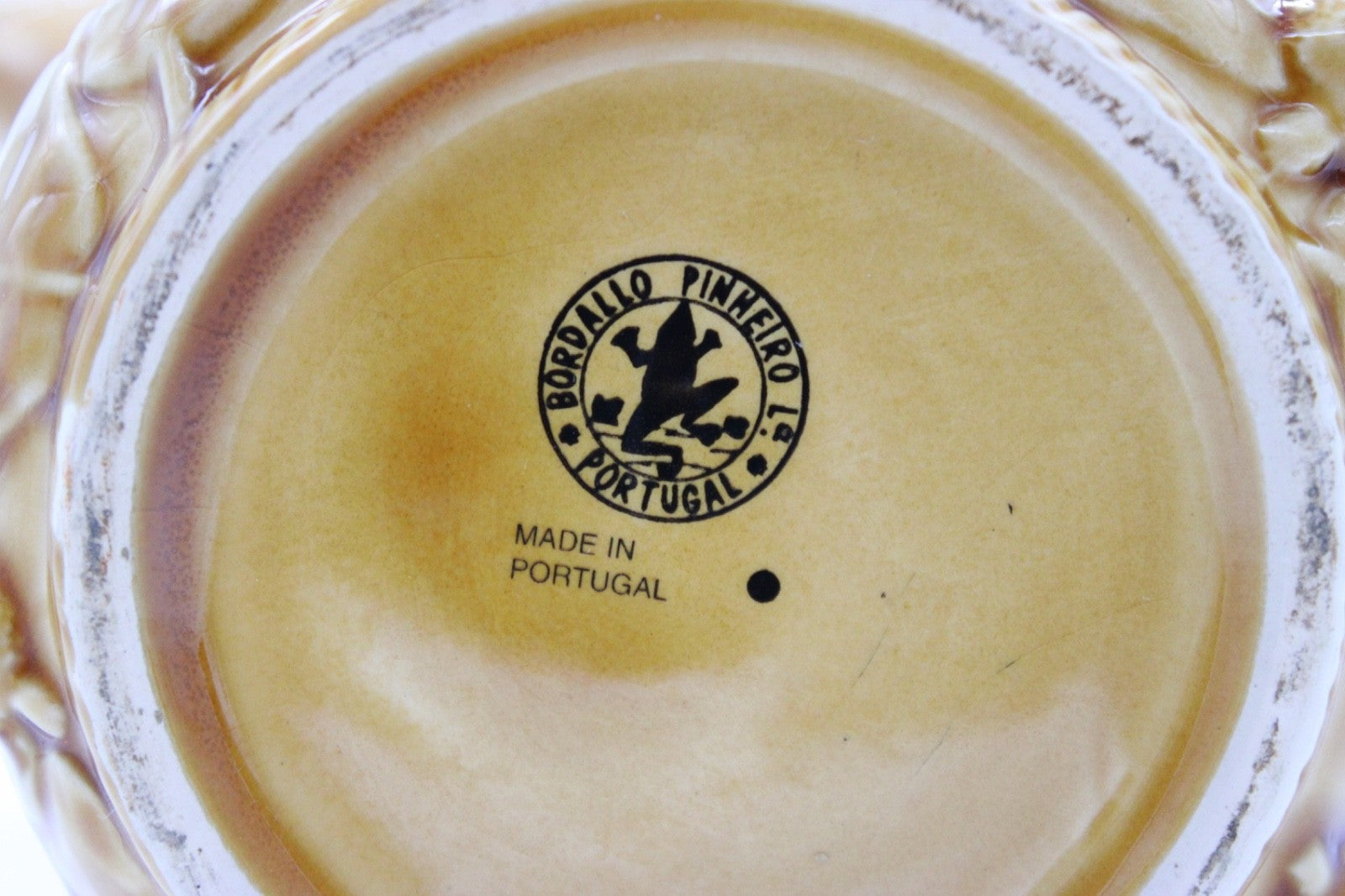 Bordallo Pinheiro Yellow Pitcher